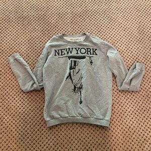 Happiness 10 Gray Sweater New Yorker